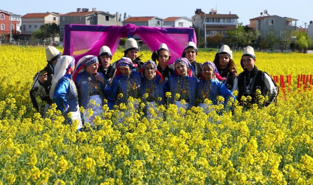 "Trakya'nın Sarı Gelinliği Kanola"