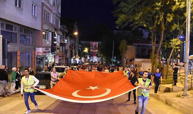 Bilecik'te Şehitler İçin Sessiz Yürüyüş Düzenlendi