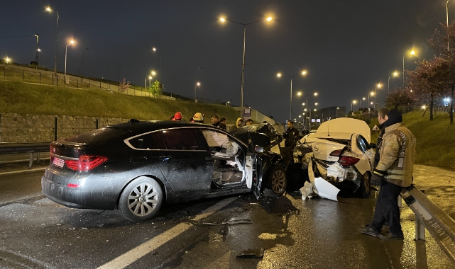 Pendik'te Trafik Kazası 5 Yaralı