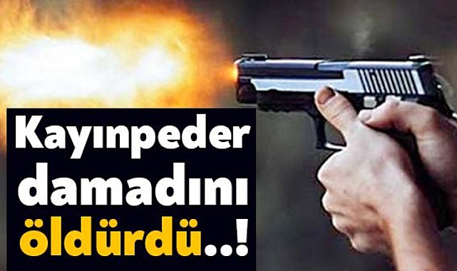 Kayınpeder Damadını Silahla Vurup Öldürdü