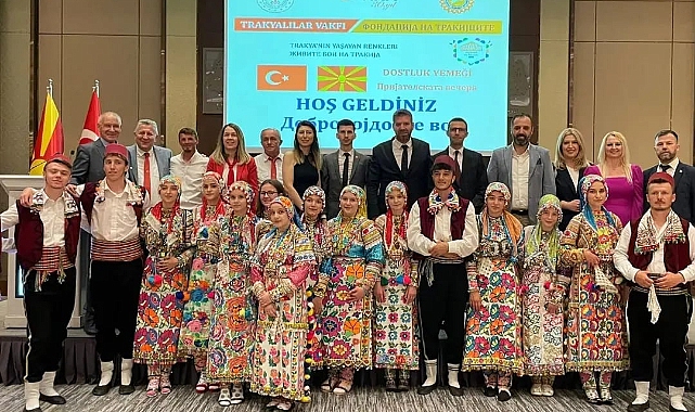 Trakyalılar Vakfı ‘Trakya’nın Yaşayan Renkleri' Projesiyle Üsküp'te Toplandı