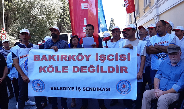 Bakırköy Belediyesi'nde İşten Çıkarmalar Protesto Edildi