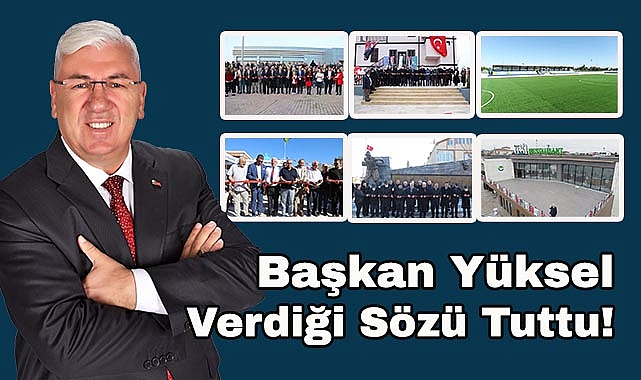 Başkan Yüksel Verdiği Sözü Tuttu! Ergene'de 6 Ayda 6 Dev Proje Hayata Geçti