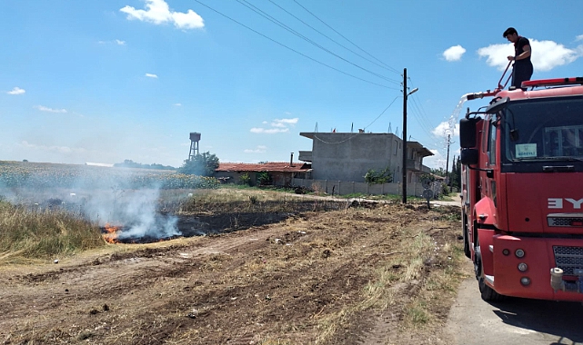 Tarlasındaki Anızı Yakan Çiftçiye Para Cezası Kesildi