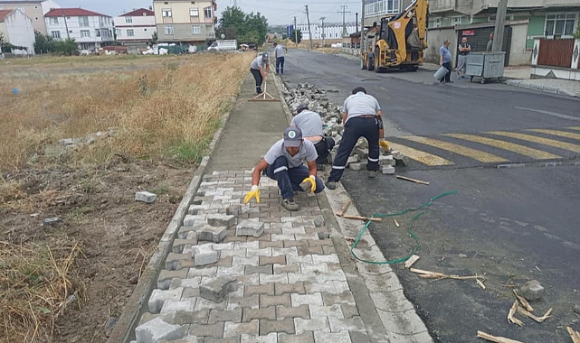 Ergene’de Yol Çalışmaları Dört Koldan Devam Ediyor