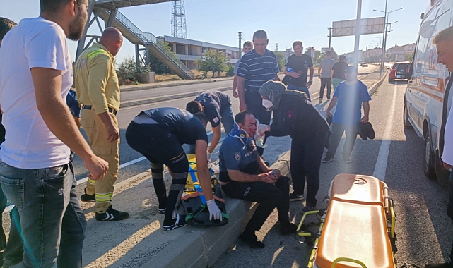 Üst Geçidi Kullanmayan Polise Otomobil Çarptı