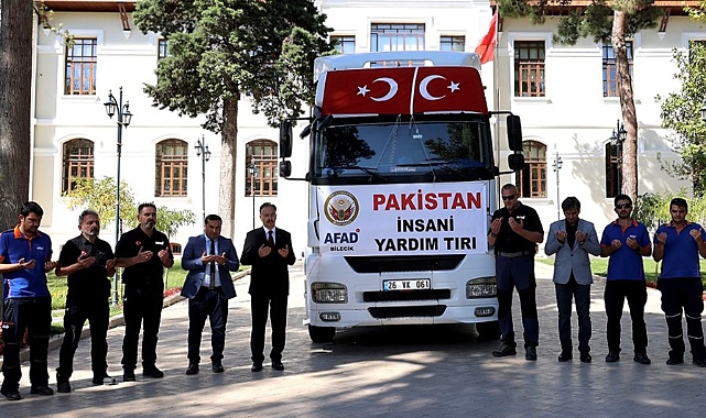 Bilecik'ten Pakistan'a Yardım Tırı