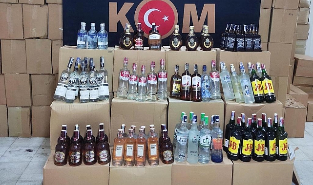 Çorlu&#039;da 345 Litre Kaçak İçki Ele Geçirildi