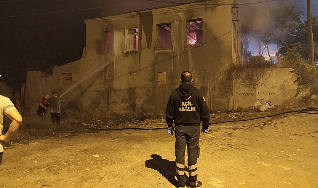 Metruk Binada Çıkan Yangın Söndürüldü