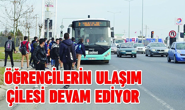 Öğrencilerin Ulaşım Çilesi Devam Ediyor