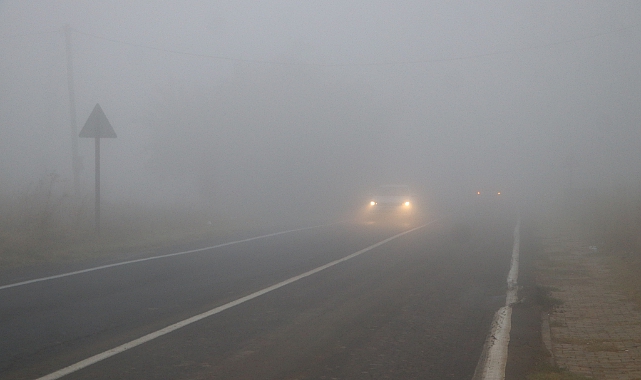 Tekirdağ'da Yoğun Sis Etkili Oldu