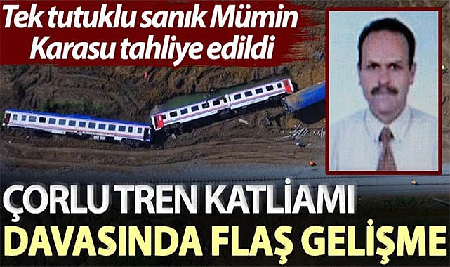 Çorlu Tren Kazasının Tek Tutuklu Sanığına Tahliye