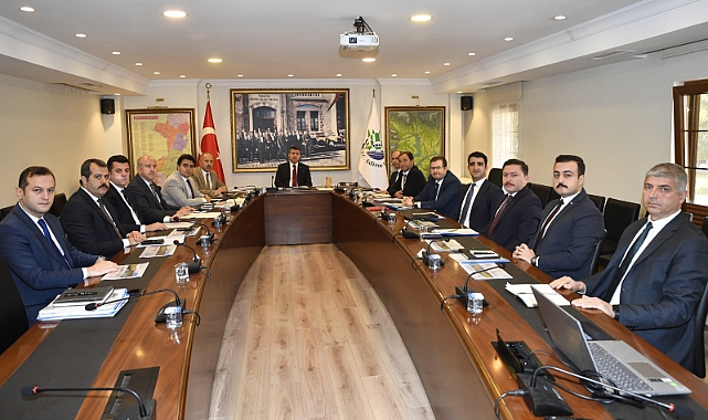 Edirne Valisi H. Kürşat Kırbıyık, Kaymakamlarla Toplantıda Bir Araya Geldi