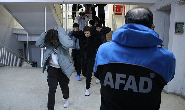 KYK Yurtlarında Deprem Tatbikatları Yapıldı