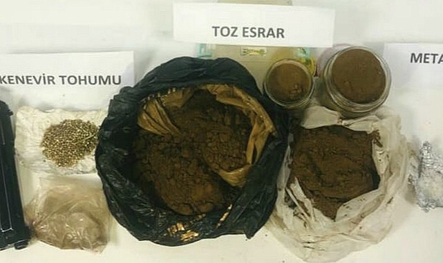 Evde 1 Kilo 175 Gram Esrar Ele Geçirildi