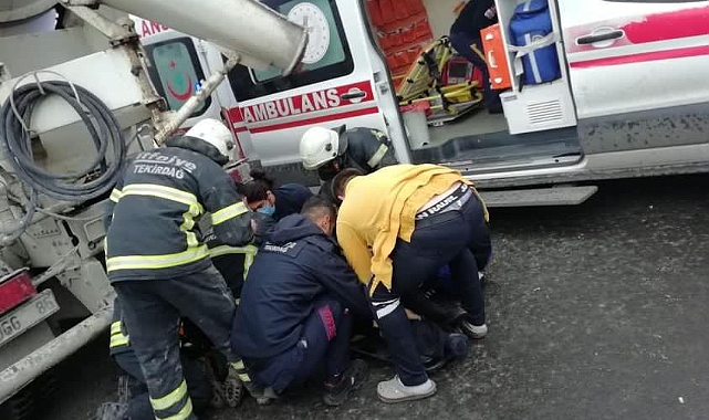 Beton Mikserinin Altında Kalan Yaşlı Adam Hayatını Kaybetti