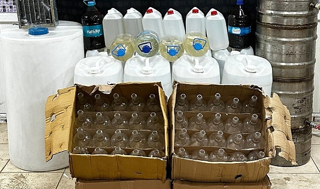 Çorlu'da 500 Litre Etil Alkol Ele Geçirildi