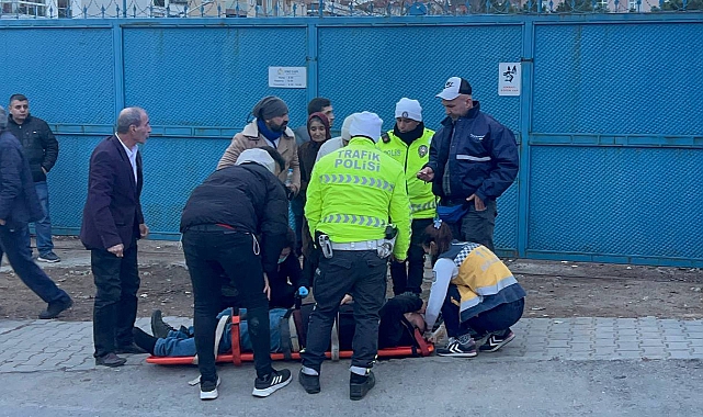 Gebze&#039;de Otomobil Yayaya Çarptı