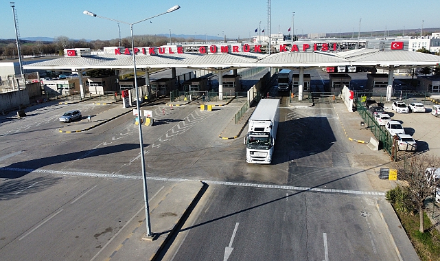 "Kapıkule, Hamzabeyli ve İpsala sınır kapıları ihracatın büyük bir kısmını göğüsledi"