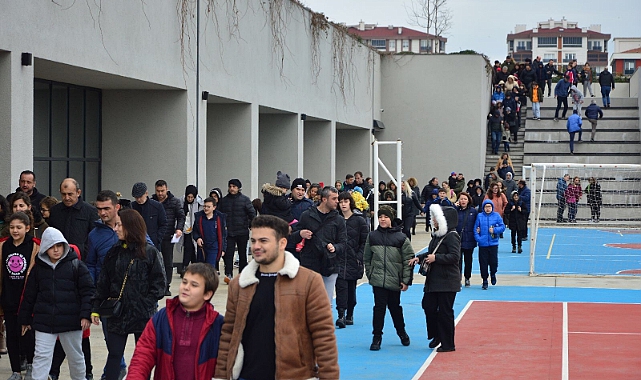 TED Çorlu Koleji Okula Giriş ve Bursluluk Sınavına Rekor Katılım