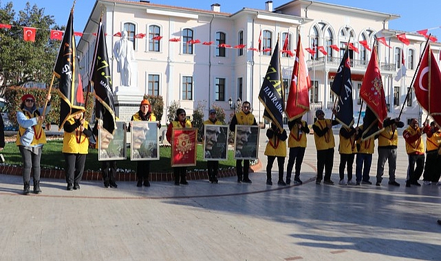 57. Alay Yürüyüş Komitesi Çanakkale'ye Uğurlandı