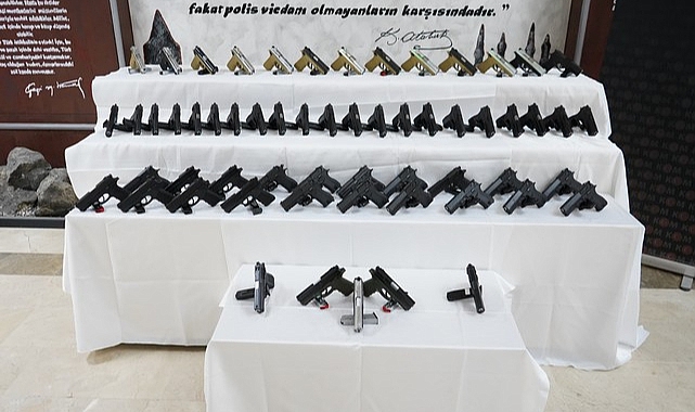 59 Ruhsatsız Tabanca Ele Geçirildi