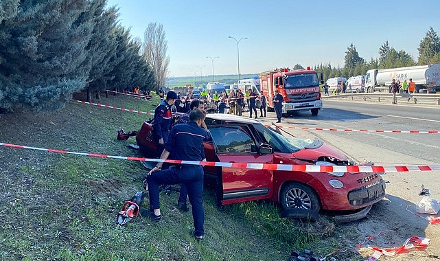 TEM'de Feci Kaza! 6 Ölü 3 Yaralı