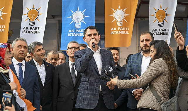 Bakan Murat Kurum Seçim İrtibat Bürosunu Açtı