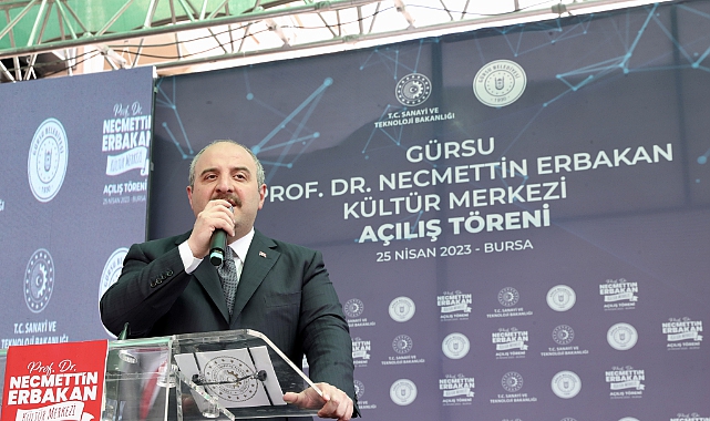Bakan Varank, Bursa'da Prof. Dr. Necmettin Erbakan Kültür Merkezi'nin Açılışında Konuştu