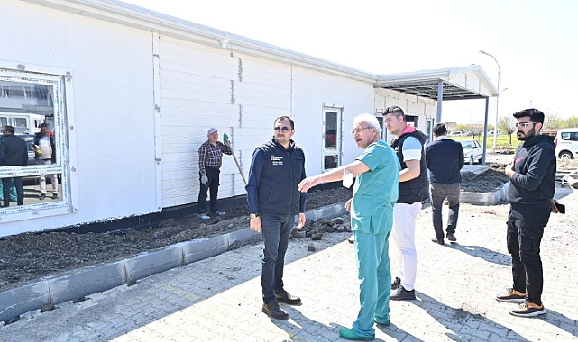 Başkan Yüksel Kemoterapi Merkezi Projesini Yerinde İnceledi