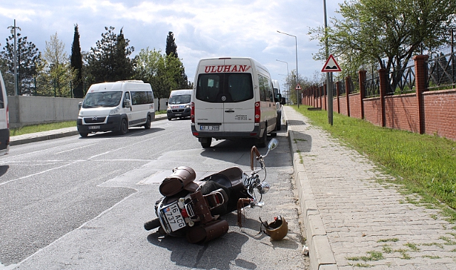Metrelerce Sürüklenen Motosiklet Sürücüsü Ağır Yaralandı