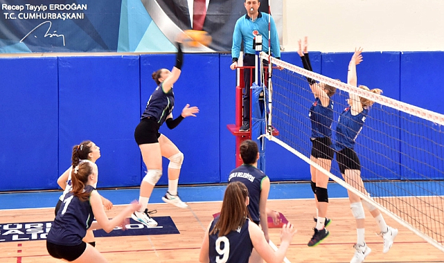 Voleybolda ÇBSK Rüzgârı Esti