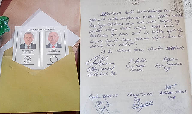 Çorlu'da Sandıkta Zarftan Erdoğan'a 'Evet' Mührü Basılmış Pusula Çıktı