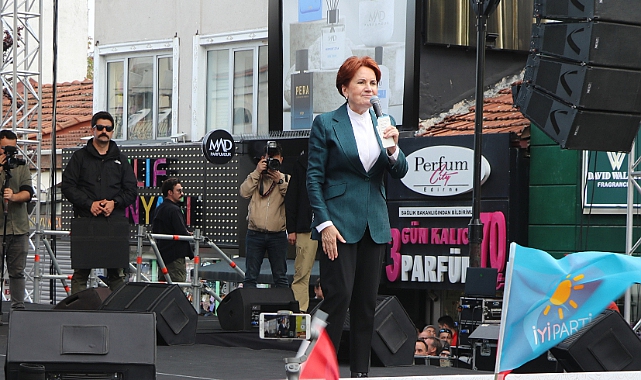 İYİ Parti Genel Başkanı Akşener, "Ucube Bir Sistemden Kurtulmak İçin Sandığa Gidilecek"