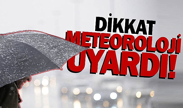Meteoroloji'den Tekirdağ'a Son Dakika Uyarısı!