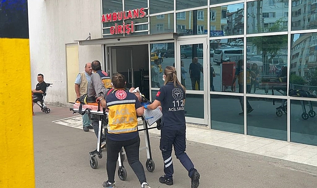 Kocaeli'de Yüksekten Düşen İşçi Yaralandı