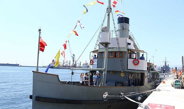 TCG Nusret N-16 Müze Gemisi Tekirdağ'da Ziyarete Açıldı