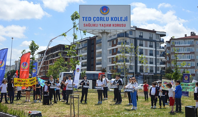 TED Çorlu Koleji Sağlıklı Yaşam Korusu Açıldı