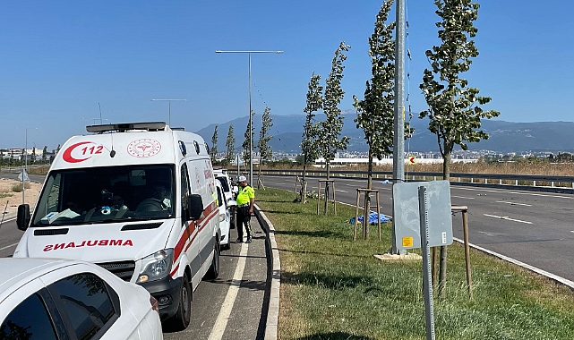 Bursa'da Motosiklet Sürücüsü Feci Şekilde Can Verdi