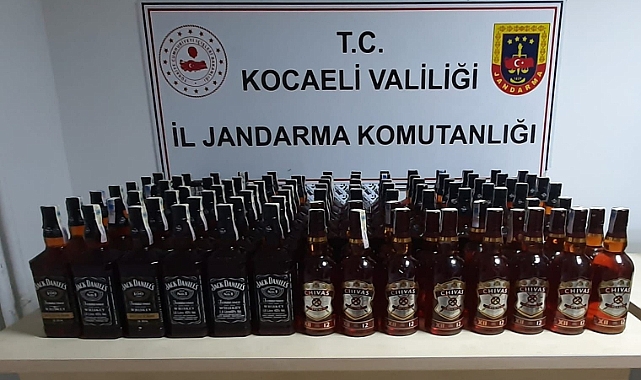 Kocaeli'de Kaçak İçki Ele Geçirildi