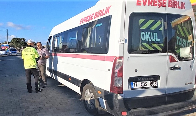 Gelibolu'da Okul Servisleri ve Toplu Taşıma Araçları Denetlendi