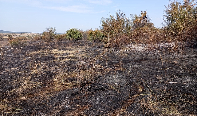 Makilik Alanda Yangın Çıktı