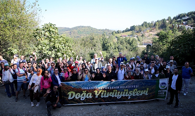 Sakarya'da Sonbahar Yürüyüşleri Devam Ediyor