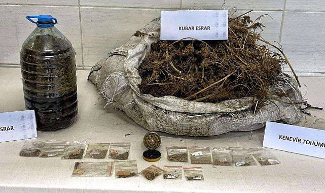 Bağ Evine Operasyon! Kilolarca Uyuşturucu Çıktı
