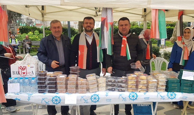 Çorlu'da Filistin'e Destek İçin Kermes Düzenlendi