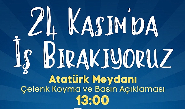 Tekirdağ Eğitim-İş Üyesi Öğretmenler 24 Kasım'da İş Bırakıyor
