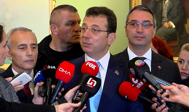 Başkan İmamoğlu, "Sayın Kurum'a Adaylığı Hayırlı Olsun Demek İsterim"