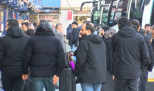 Otogarda Yarıyıl Tatili Yoğunluğu