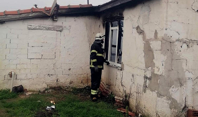 Yalnız Yaşayan Bedensel Engelli Adam Yangında Hayatını Kaybetti