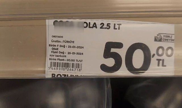 Zincir Marketlerde Yine Etiketler Değişti